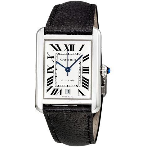 cartier men's tank price|cartier tank watch men's large.